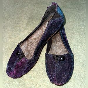 Gianni Bini metallic espadrille flats sz. 6